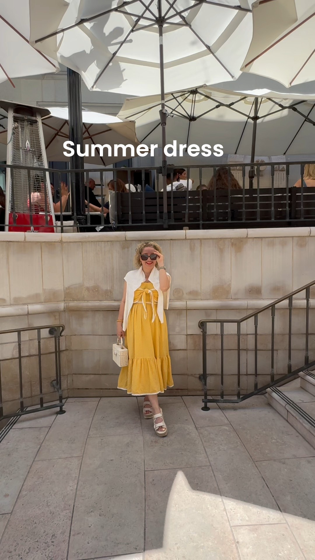 Not in Europe, but dressing like I am 🇫🇷🇮🇹 This yellow midi gives major Italian summer energy — perfect for twirling through cobblestone streets or, let’s be honest, just brunch in LA 🍋

Wearing size M — petite-friendly fit with an adjustable tie waist and the prettiest eyelet hem. It runs TTS and hits at just the right length (no hemming needed 🙌).

Paired it with a limoncello spritz because when your dress looks like sunshine, your drink should too ✨

Linked it here on LTK for anyone romanticizing their summer wardrobe ☀️

#LTKTravel #LTKPetite #LTKSummerEdit