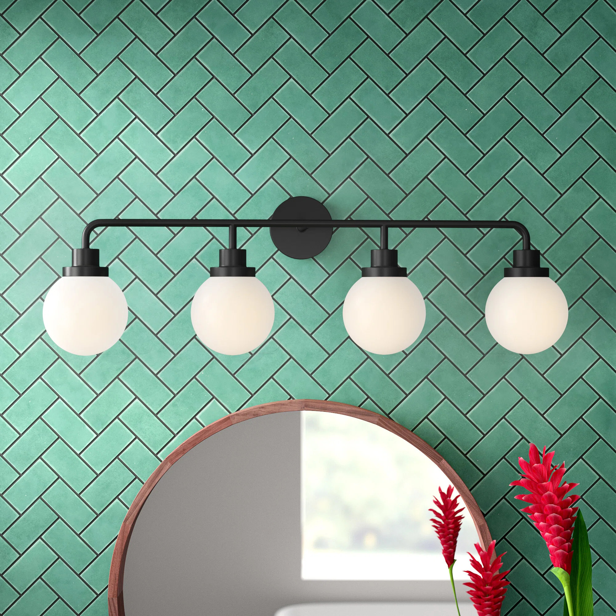 Arapahoe 4 - Light Dimmable Vanity Light | Wayfair North America