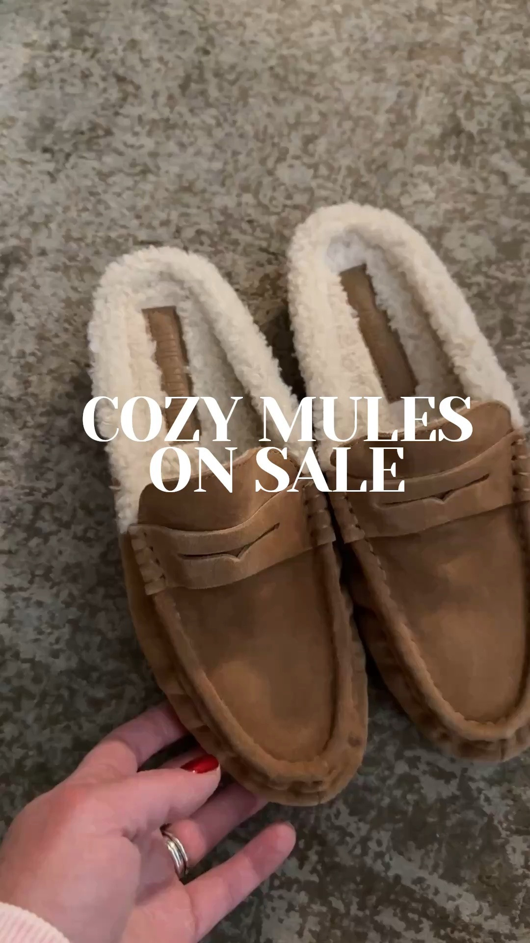 Designer look for less!! Super cute and cozy Sherpa lined mules! On sale 18% off / $89.98 • extra 20% off with code: COOLDOWN

These run big so if between sizes, go down.

@DSW

#LTKSaleAlert #LTKOver40 #LTKgrwm