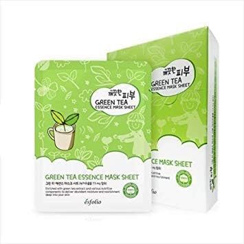Esfolio Pure Skin Mask Box, Green Tea Essence, 11.8 Ounce | Amazon (US)
