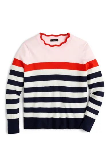https://m.shop.nordstrom.com/s/j-crew-ruffle-colorblock-sweater-regular-plus-size/5202006?origin=key | Nordstrom