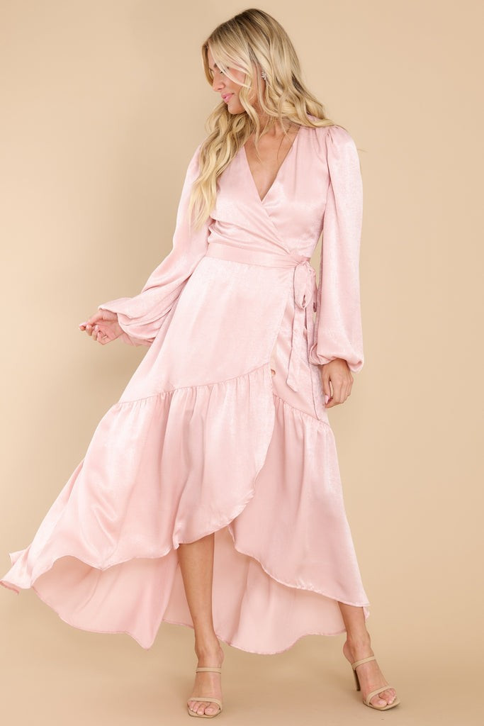 You Enchant Me Dusty Pink Maxi Dress | Red Dress 