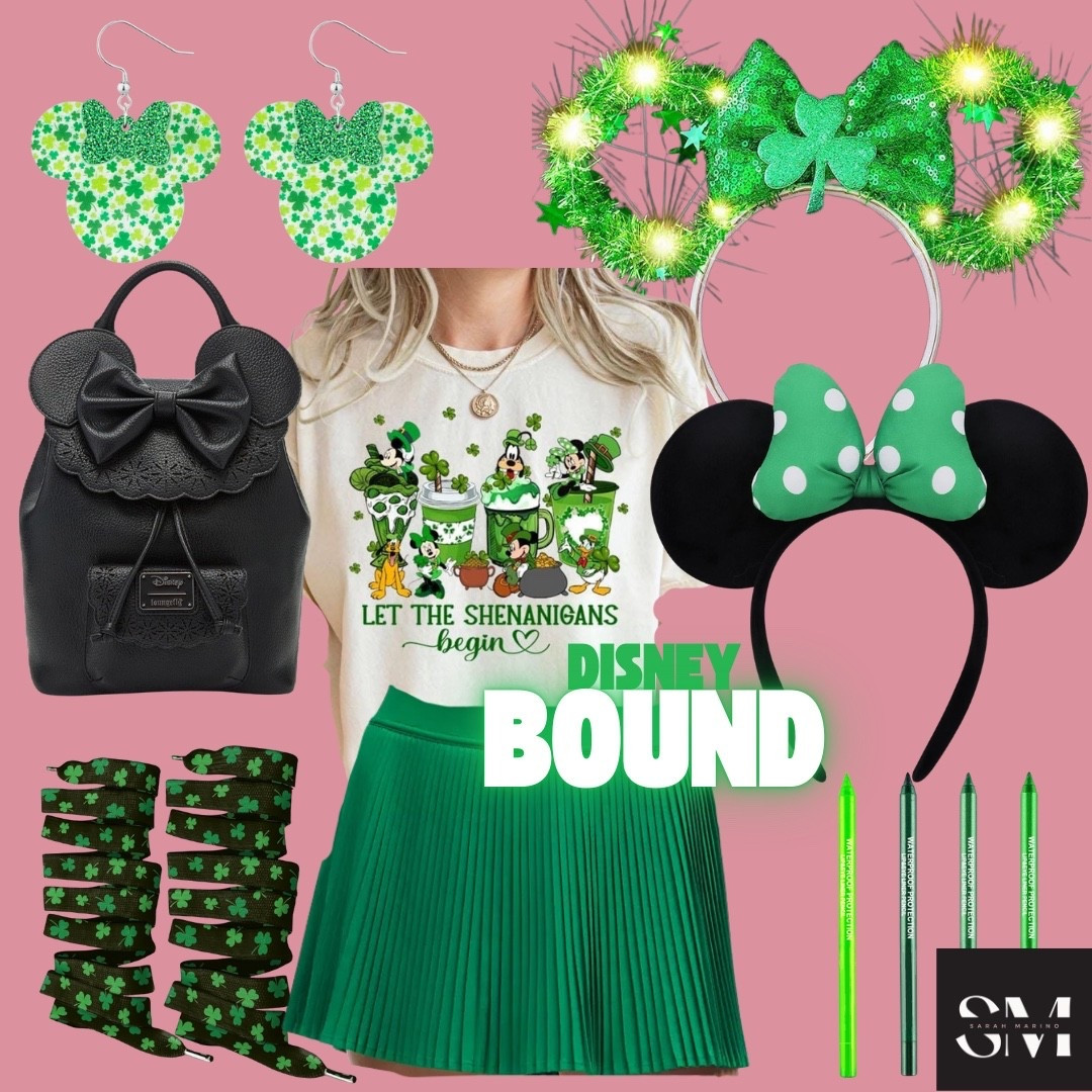 A little green, a lot of Disney magic 🍀🏰
St. Patrick’s Day Disney bound—cute enough for photos, comfy enough for all the steps. Shop the look on LTK 💚

#StPatricksDayDisney #DisneyBound #DisneyStyle #LTKTravel #LTKSpring #DisneyOutfits #ThemeParkStyle #LuckyAtDisney

#LTKSeasonal #LTKootd #LTKTravel