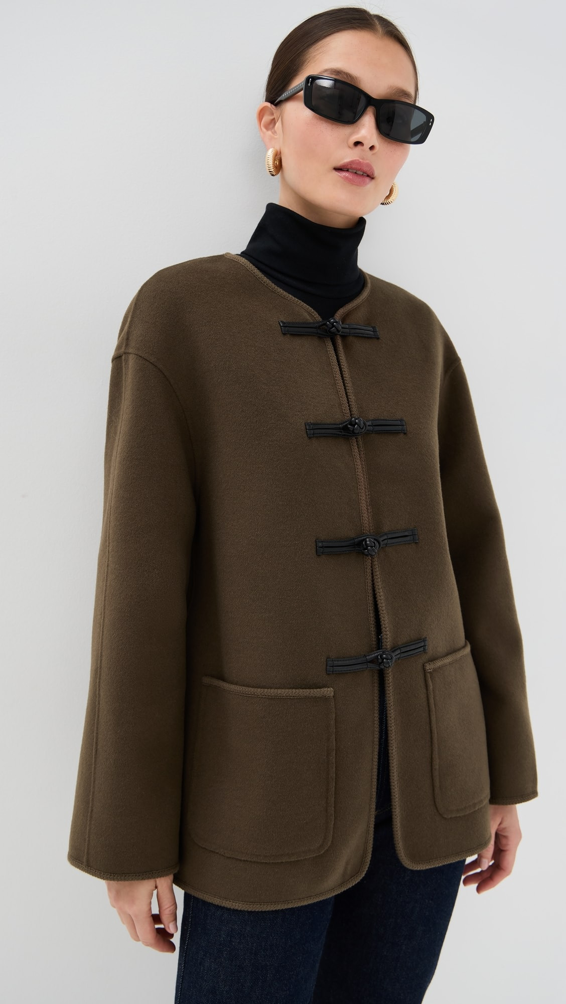 Mandarin Double Face Jacket | Shopbop