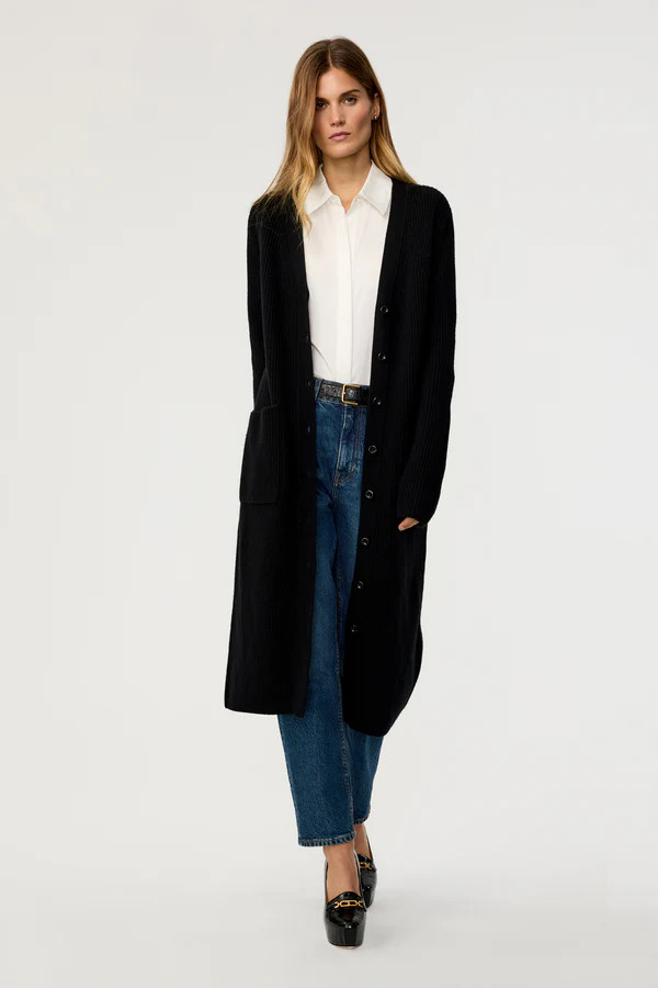 Isabella Long Cardigan Sweater | Toccin