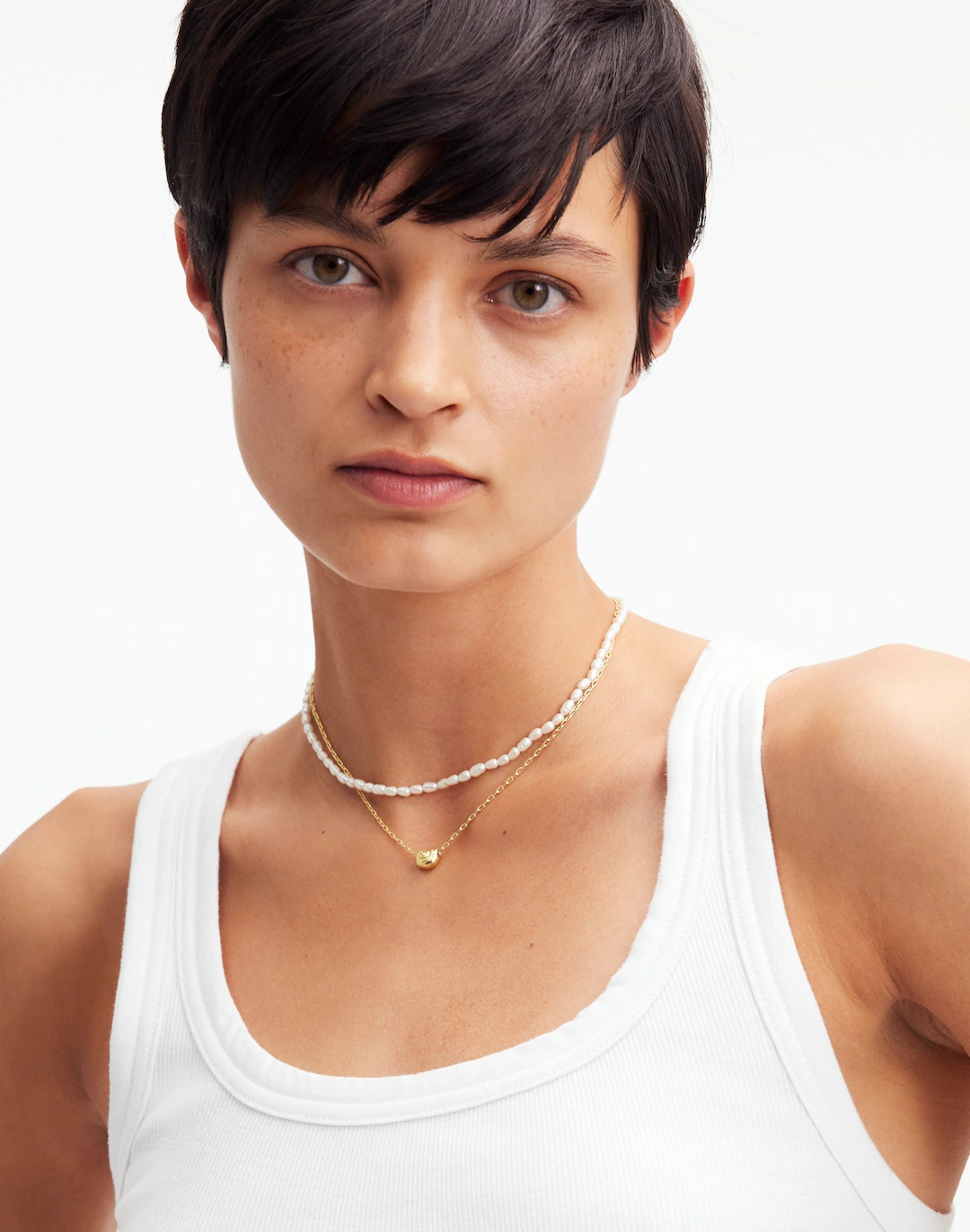Two-Pack Pearl Shell Necklace Set | Madewell