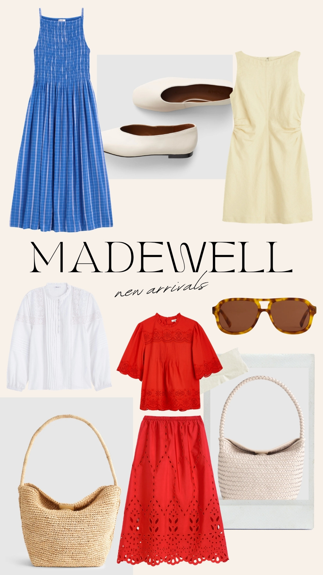 Madewell new arrivals are giving effortless summer staples — dresses, woven bags, sandals + easy pieces you’ll wear on repeat!

#LTKSaleAlert #LTKSeasonal #LTKOver40