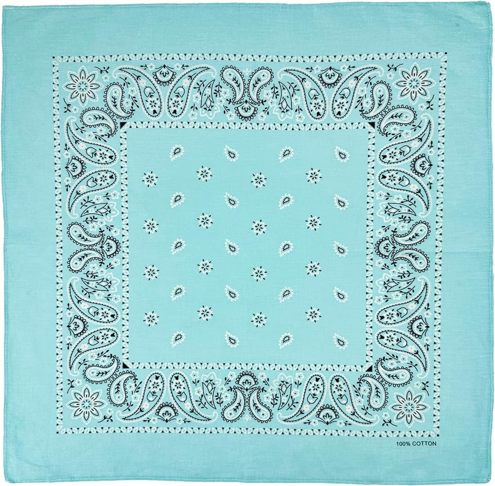 Soft Cotton Bandana 22 Inch for Men Women | Amazon (US)