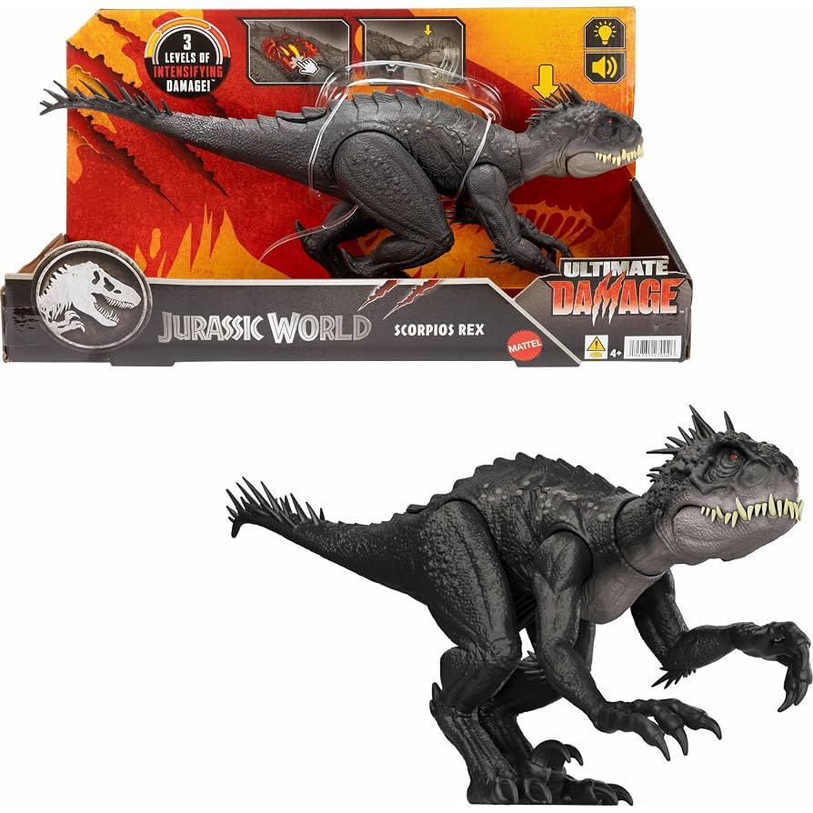 Jurassic Ultimate Extreme Damage Scorpios Rex | Amazon (US)
