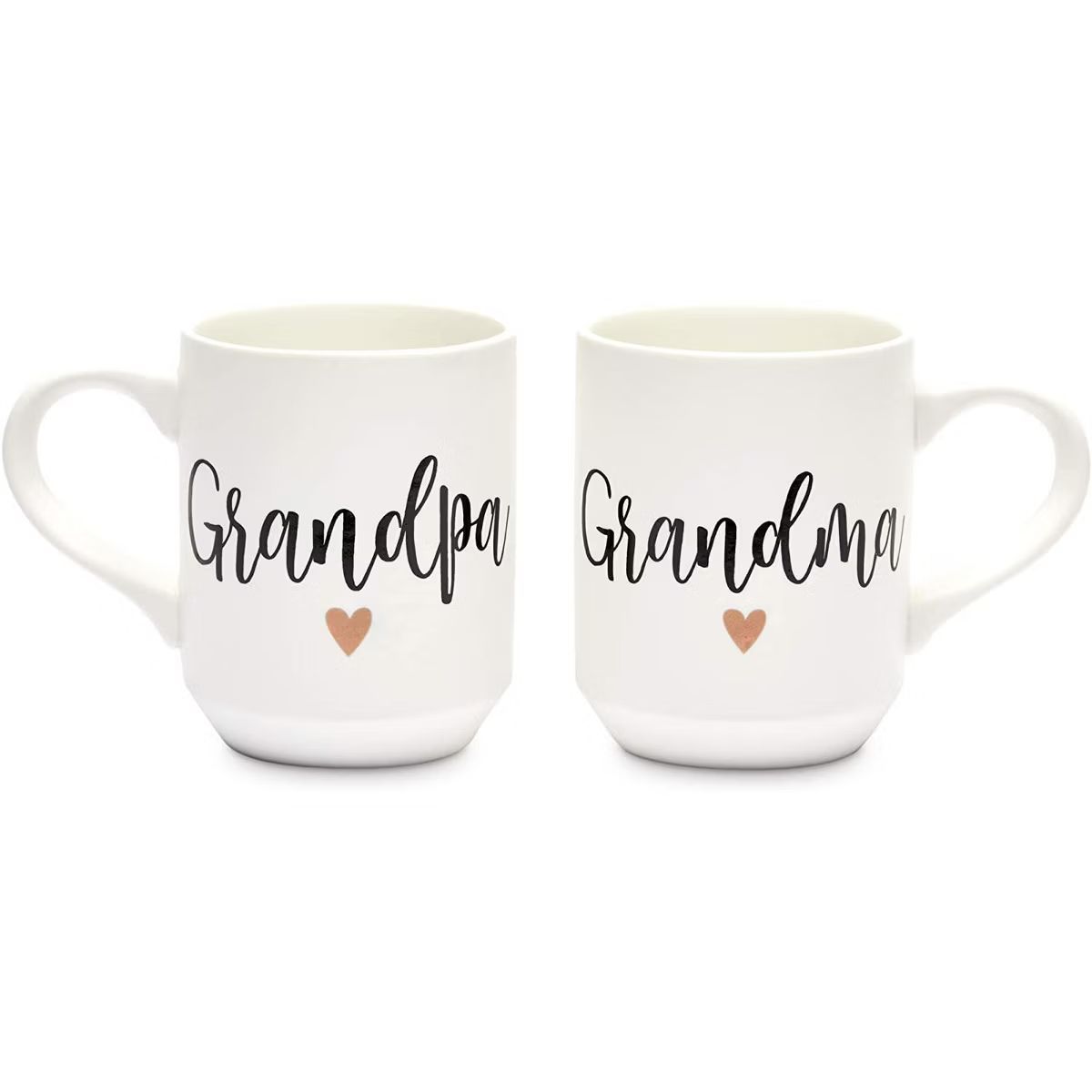 Sparkle and Bash 2 Piece Grandma and Grandpa Mugs Set for Coffee, Tea, Announcement Gifts (15 oz) | Target