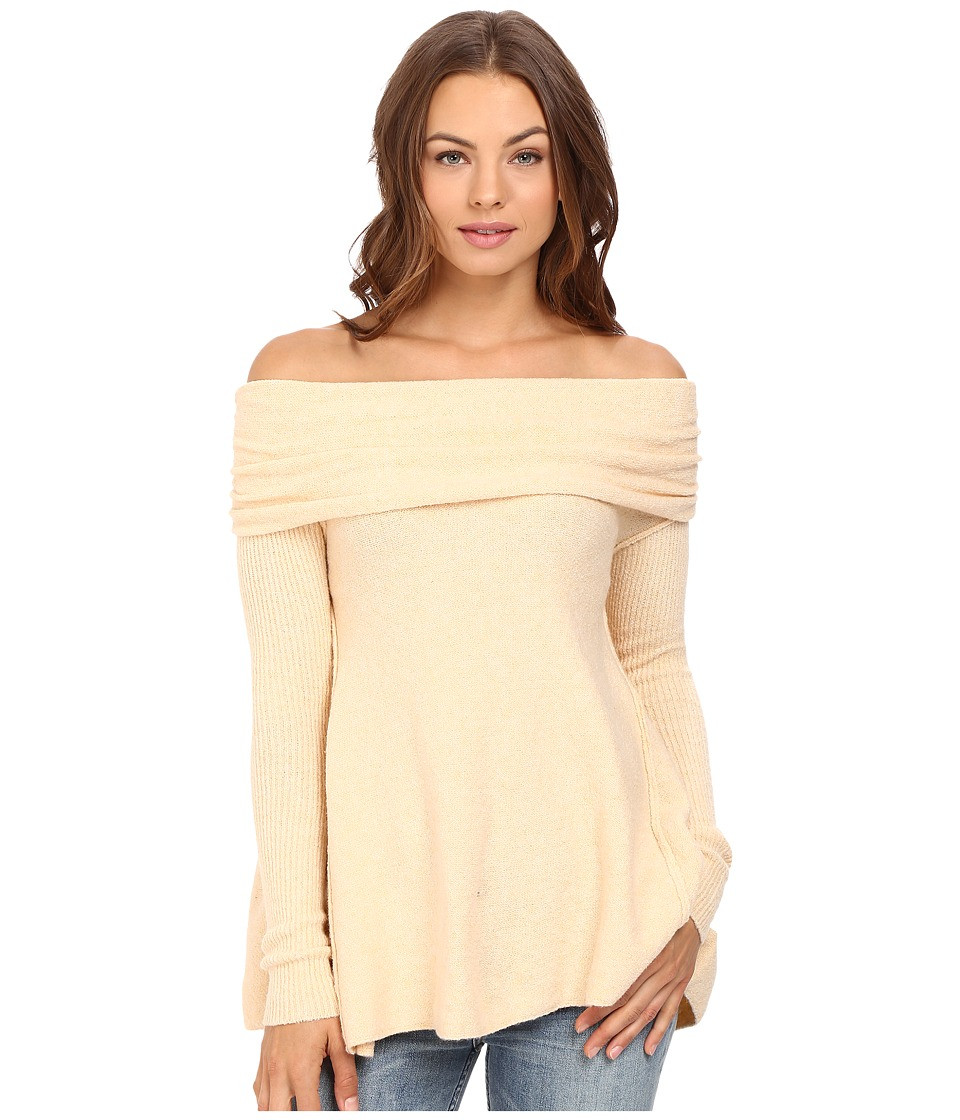 Free People - Strawberry Fields Off the Shoulder Sweater (Cream) Women's Sweater | 6pm