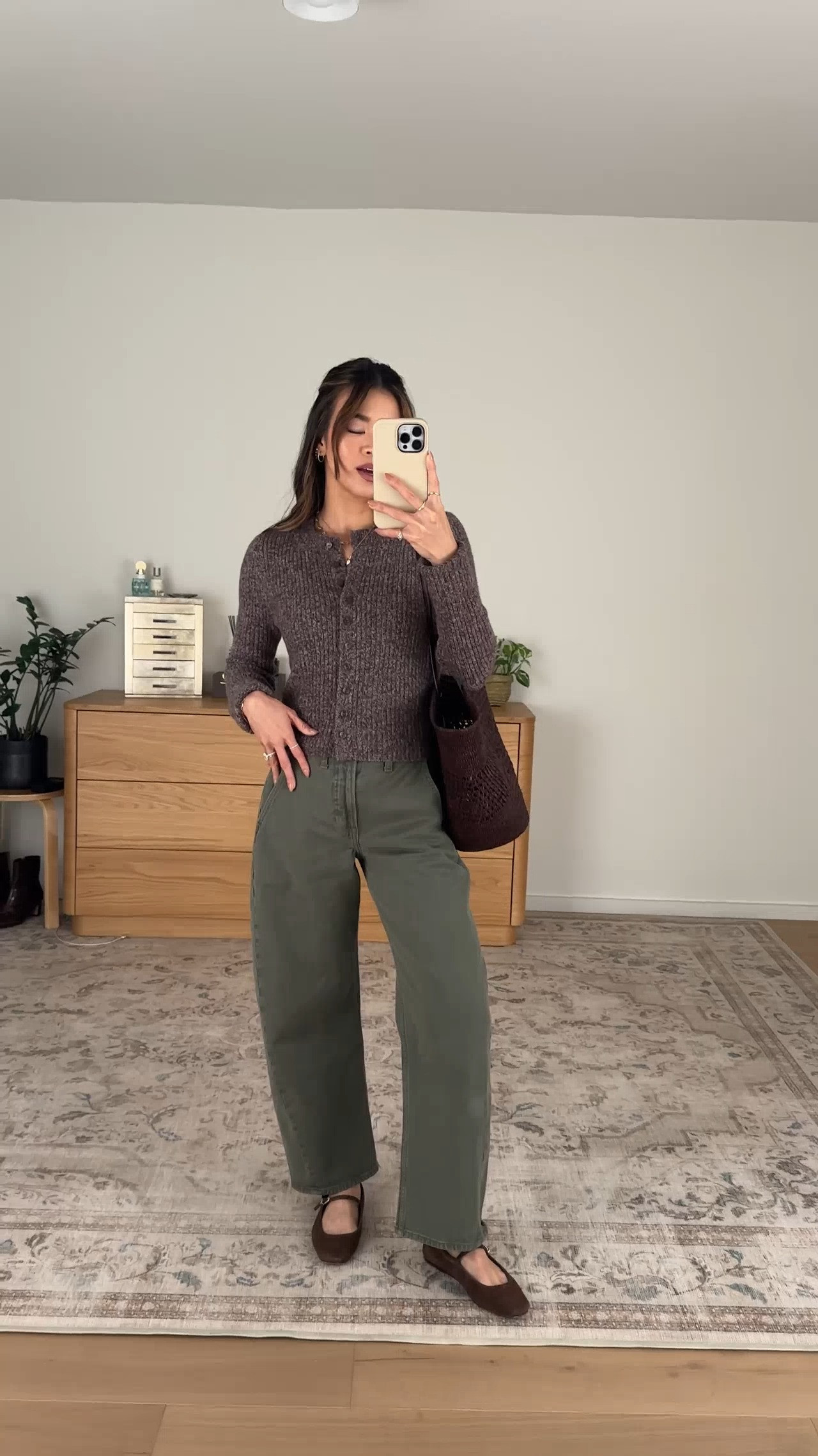 These suede flats for fall are everything!
Use the stackable Abercrombie discount code AFCHLOE for an extra 15% off🤎

Sizing info:
-Abercrombie High Rise barrel Jean (Size 24 Short in Olive)
-Abercrombie Merino Wool-Blend Shrunken Crew Cardigan (Size XS in Brown)

Fall Abercrombie new arrivals, Abercrombie sweaters, Abercrombie petite pants, Abercrombie petite jeans, Abercrombie fall sweater, Abercrombie petite sweater, Petite style, petite fashion, mom outfit, mom style, petite pants, petite outfit ideas, petite outfits, best pants for petite, petite denim, vacation outfits, fall outfits, fall style, fall trends, fall looks fall outfit ideas, Abercrombie try on, fall jeans, fall lookbook, fall outfits,

**Use code AFCHLOE to get an additional 15% off almost everything in stores and online at checkout from September 10, 2026 to September 14, 2026 in US/CA. Exclusions apply. See details online.

#LTKootd #LTKSeasonal #LTKPetite
