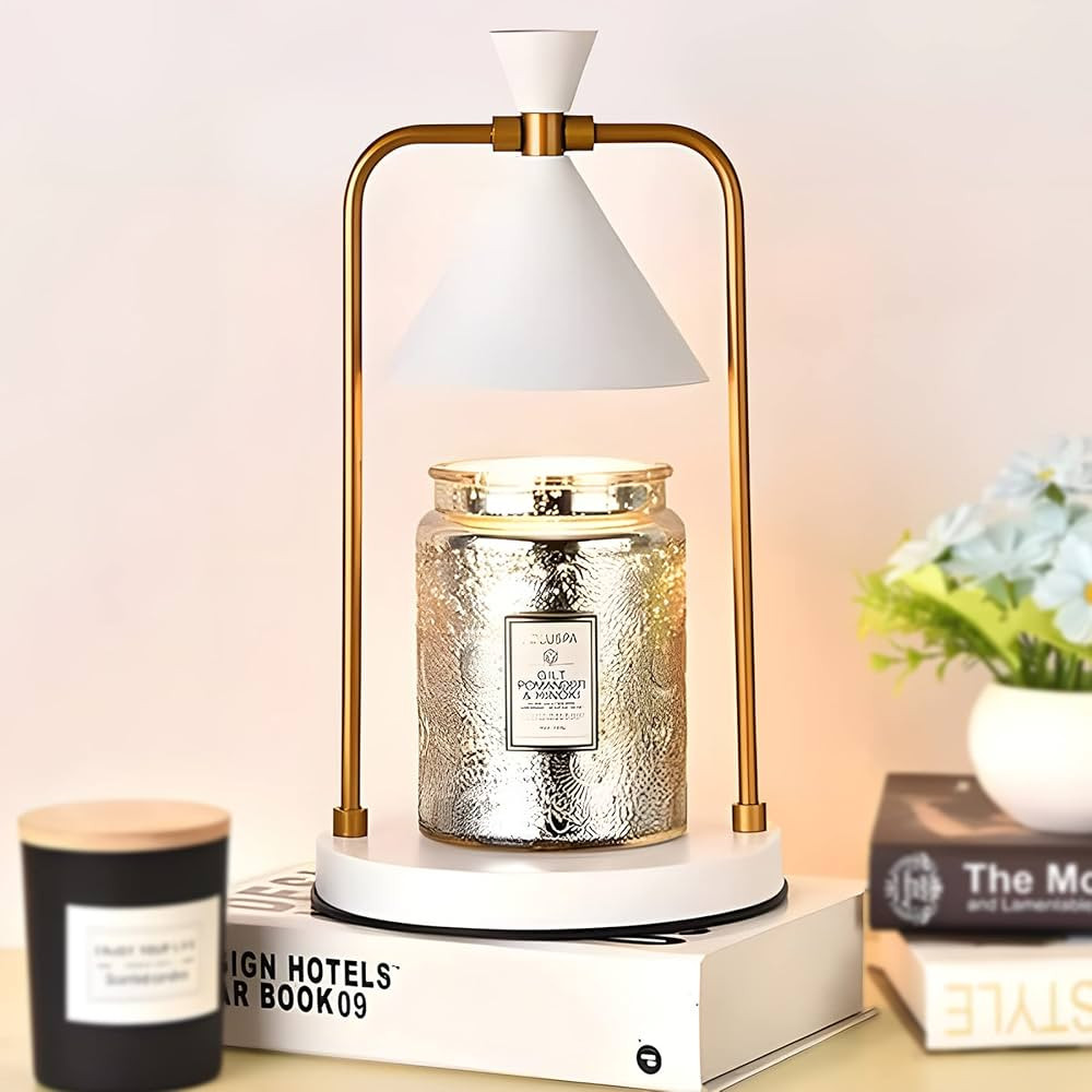 Candle Warmer，Adjustable Brightness Wax Warmer lamp，Compatible with Small and Large Candles, ... | Amazon (US)