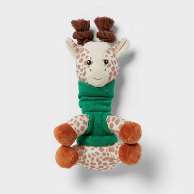 Bungee Giraffe Dog Plush Toy - Wondershop™ Orange | Target