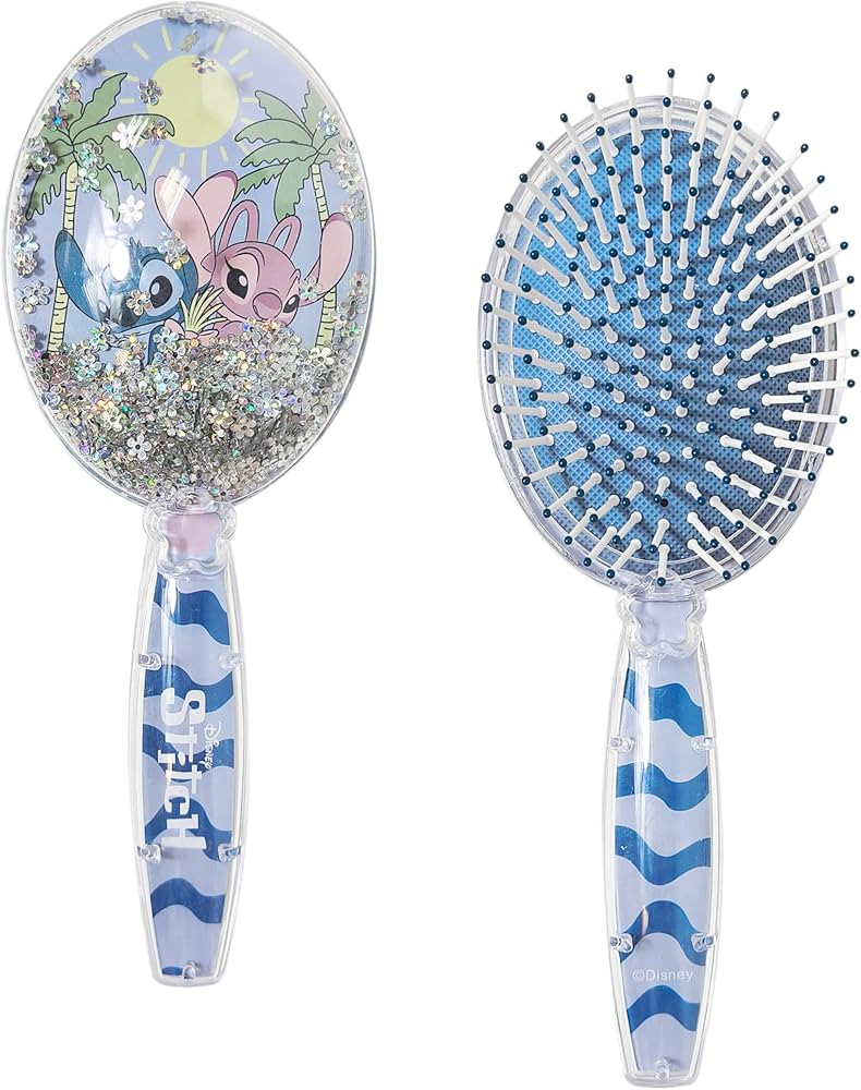 LUV HER Lilo & Stitch Kids’ Detangling Confetti Hair Brush – Fun Stitch and Angel Design, Gen... | Amazon (US)