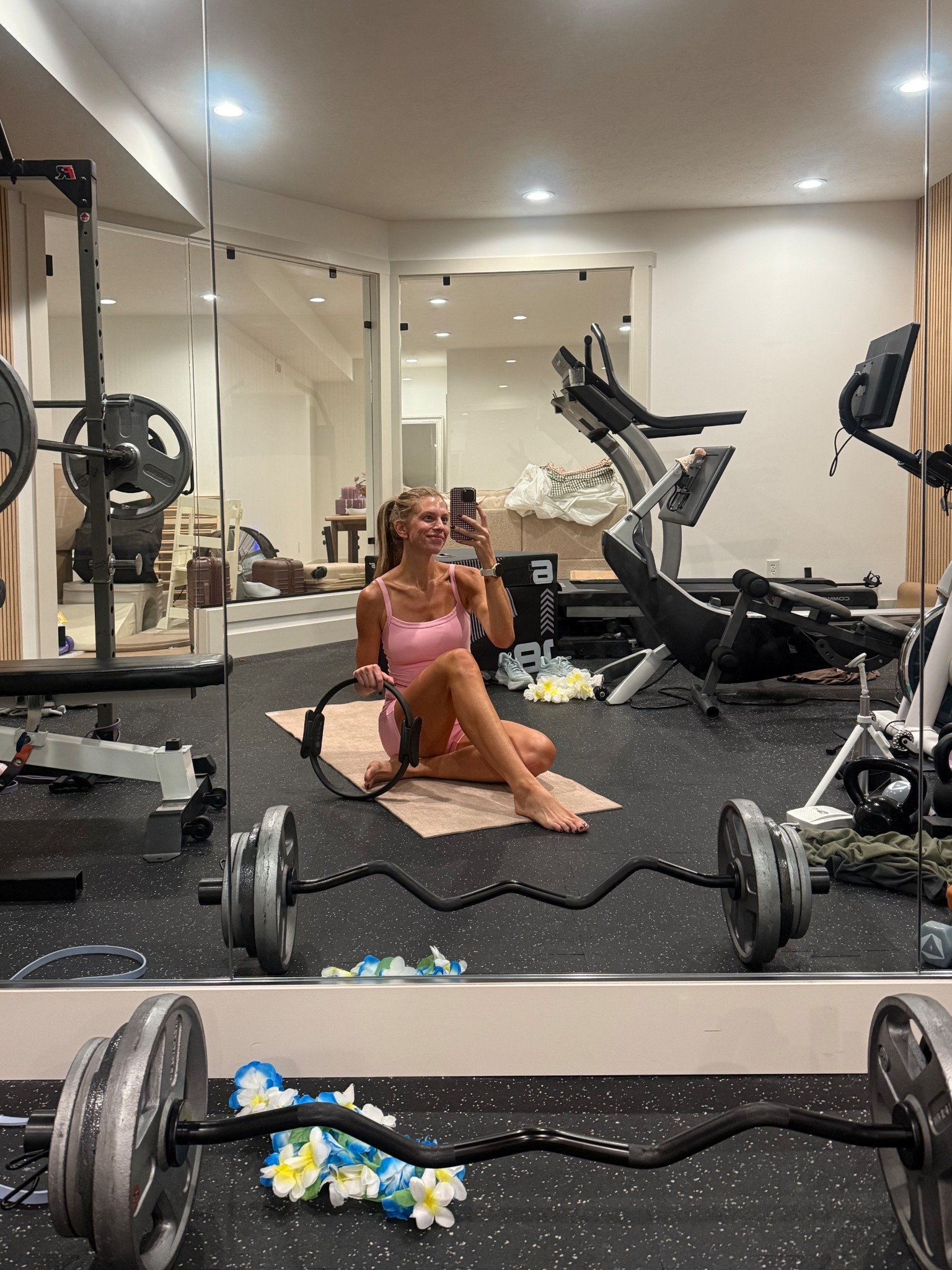 Pilates outfit I wore this morning that is bump friendly 
Size mediums in everything 



YPB, workout set, 

#LTKActive #LTKBump #LTKTall