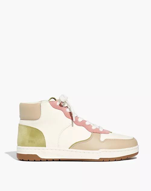 Court High-Top Sneakers in Colorblock | Madewell