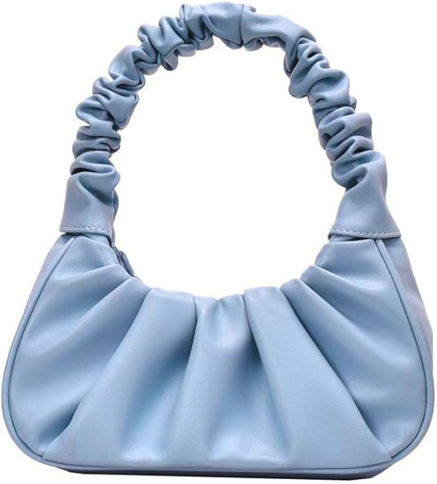 holygloomy Borsa a mano da donna, elegante a pieghe in pelle PU, borsa a tracolla in pelle, tinta... | Amazon (IT)