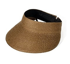 FURTALK Sun Visor Hats for Women Wide Brim Straw Visors Womens Foldable Beach Visors Summer Roll ... | Amazon (US)