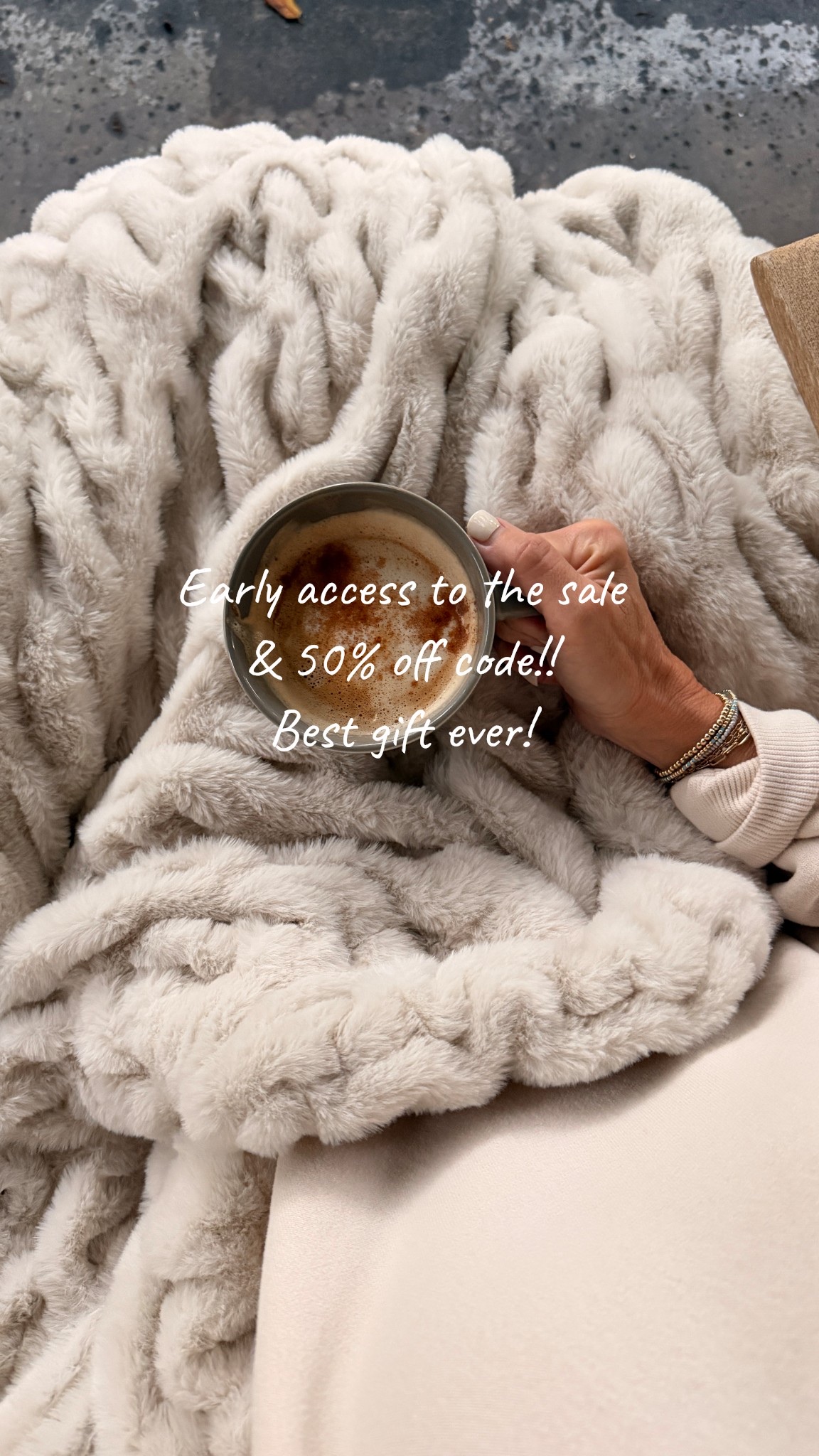 We have early access to the Lola blanket sale AND. They gave us a 50% off code
Use CINDY50 

For 50% off the best blanket ever. The hype is actually real. The good colors will sell out quickly 

They are pricey, but 50% off helps! 

I have size large 

Make a great gift for 
Mother’s Day
Graduation 
Birthday 

#LTKMothersDay #LTKdayinmylife #LTKOver40