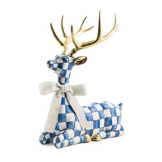 Royal Check Resting Deer | MacKenzie-Childs