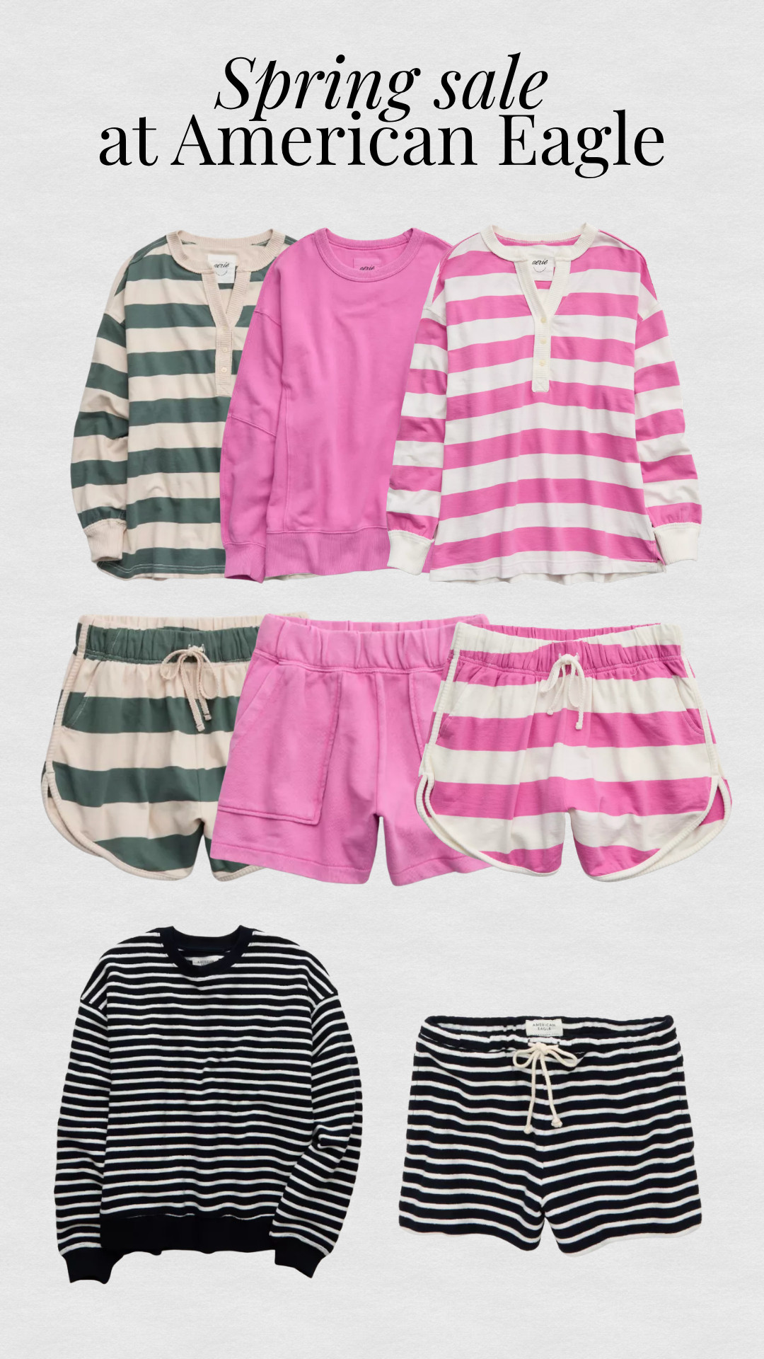 Striped setsssss. 

@ae @aerie 

 #americaneagle #ltkwomens #stripes #LTKxAerie #LTKootd #LTKTravel
