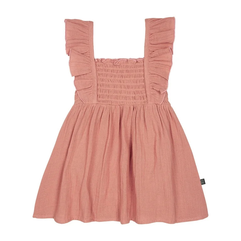 Modern Moments by Gerber Baby Girl Dress and Diaper Cover, Sizes 0/3 Months - 24 Months | Walmart (US)