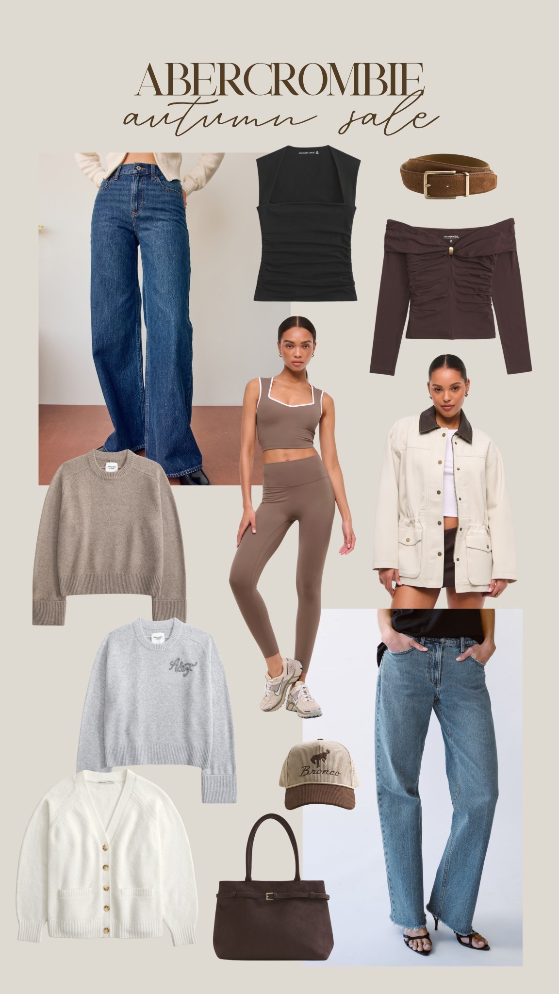 My faves from the Abercrombie autumn sale 🍂 25% off selected styles and 15% off everything else. PLUS the code AFxLTK will get you an additional 15% off! ✨🤎🫶🏼

#LTKFashionMonth #LTKjeans #LTKautumn