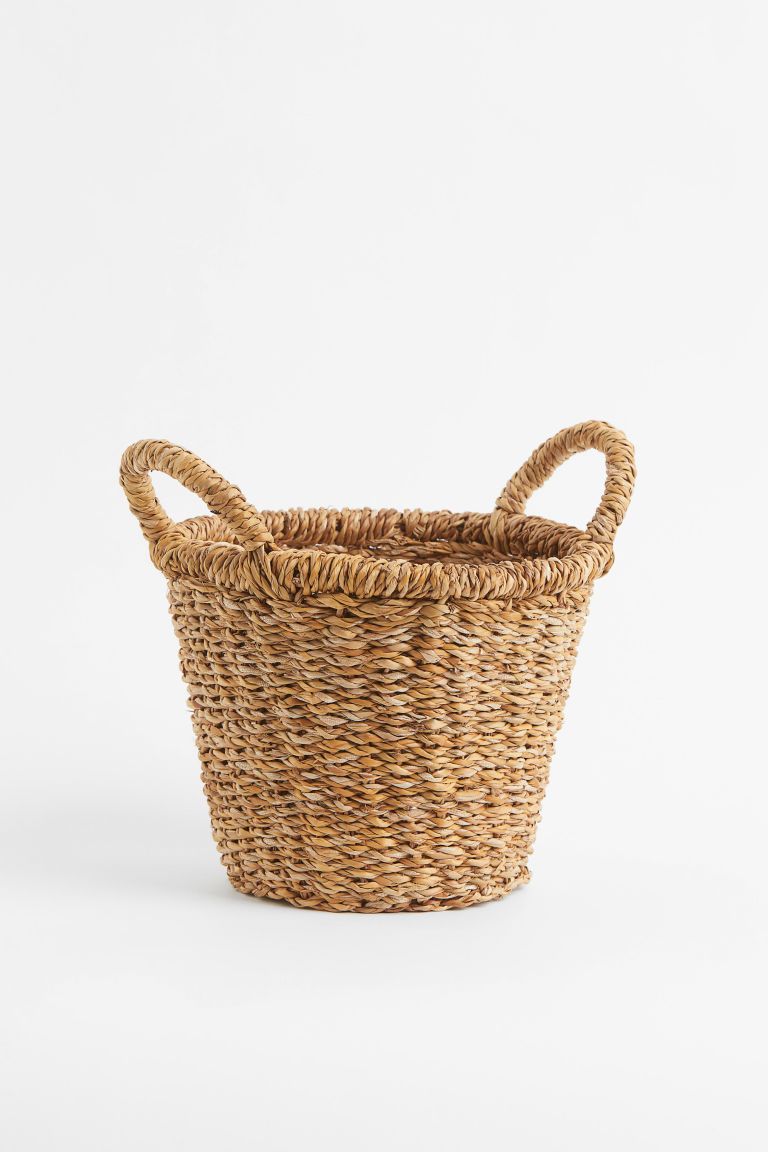 H & M - Small Seagrass Storage Basket - Beige | H&M (US + CA)