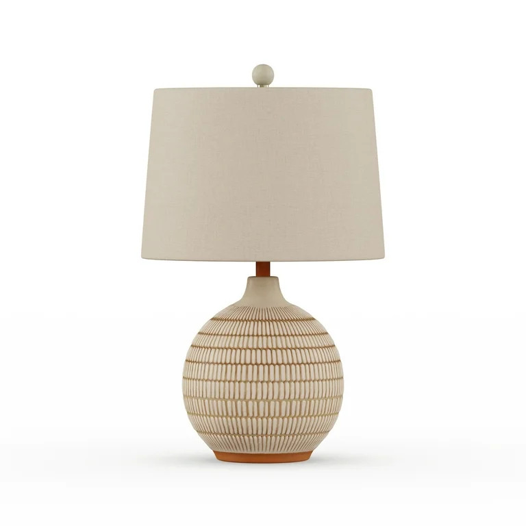 MoDRN Natural Boho Ceramic Table Lamp | Walmart (US)