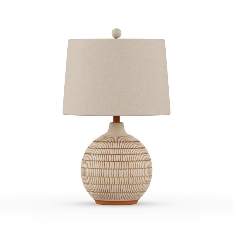 MoDRN Natural Boho Ceramic Table Lamp - Walmart.com | Walmart (US)