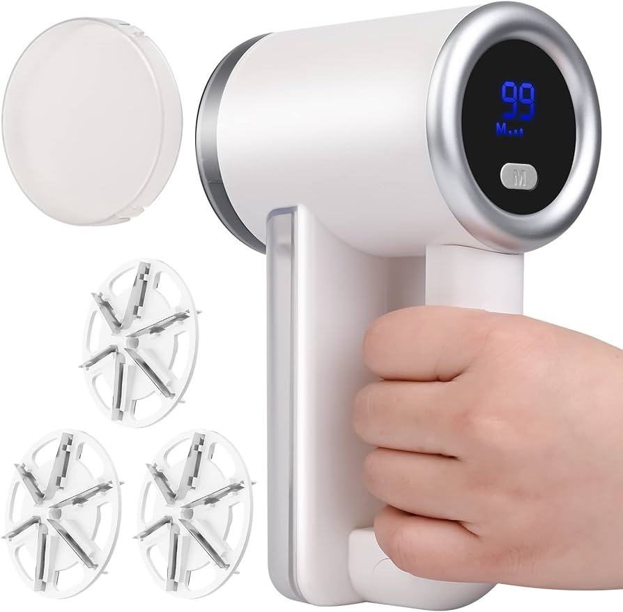 iRUNTEK Rechargeable Fabric Shaver, Electric Commercial Lint Remover with LED Display & Big Trash... | Amazon (US)