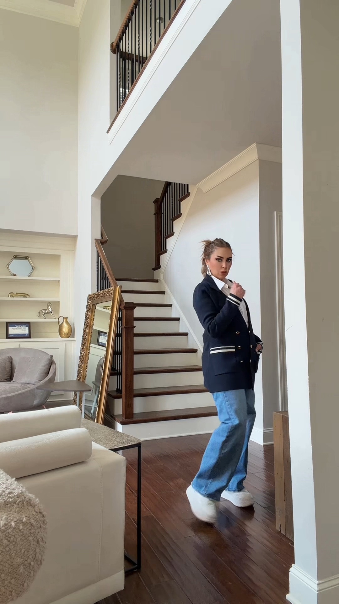 Navy Double-Breasted Women's Jacket
NWT
Zara

#LTKootd #LTKgrwm #LTKdayinmylife