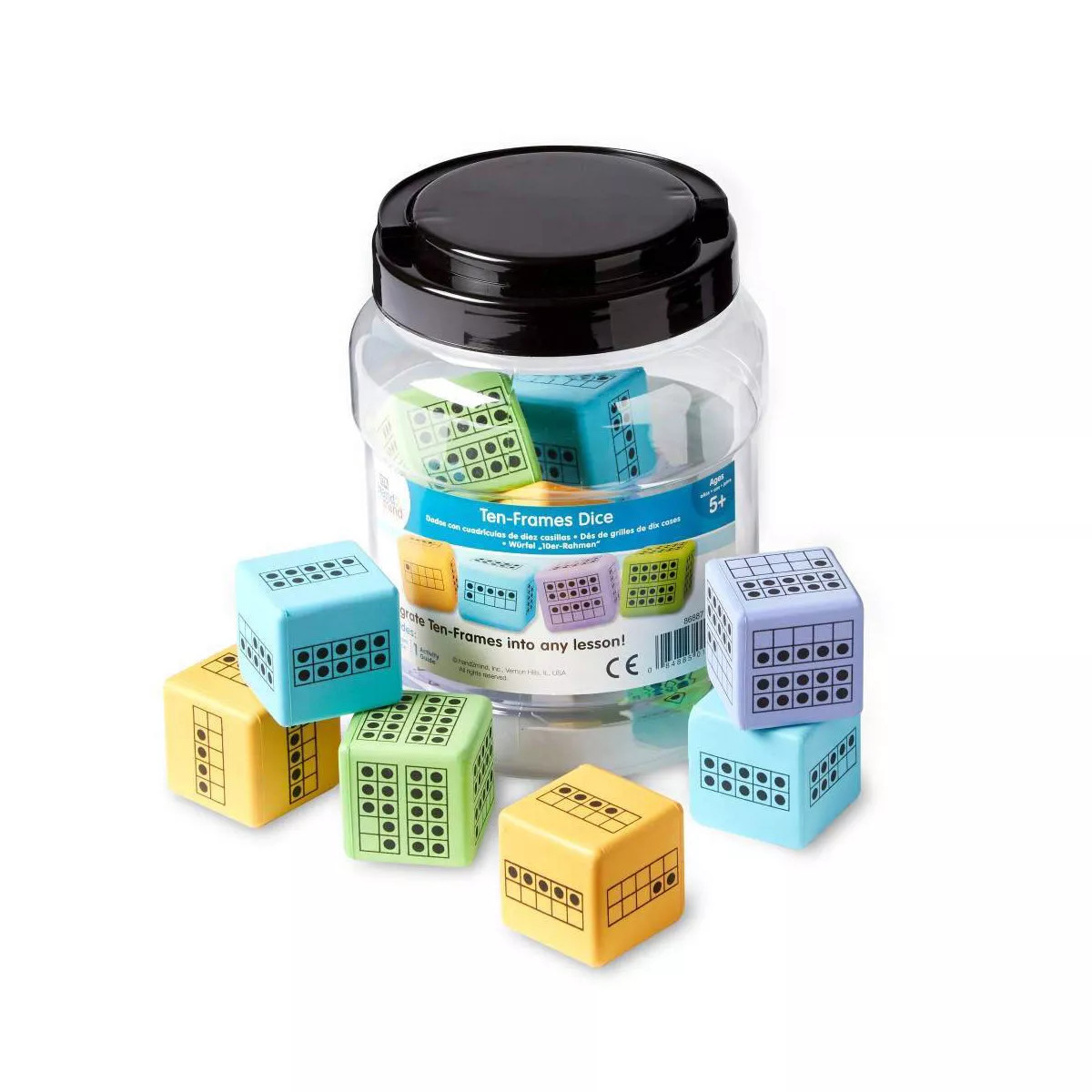 hand2mind Foam Ten-Frames Dice Set - 12pk | Target