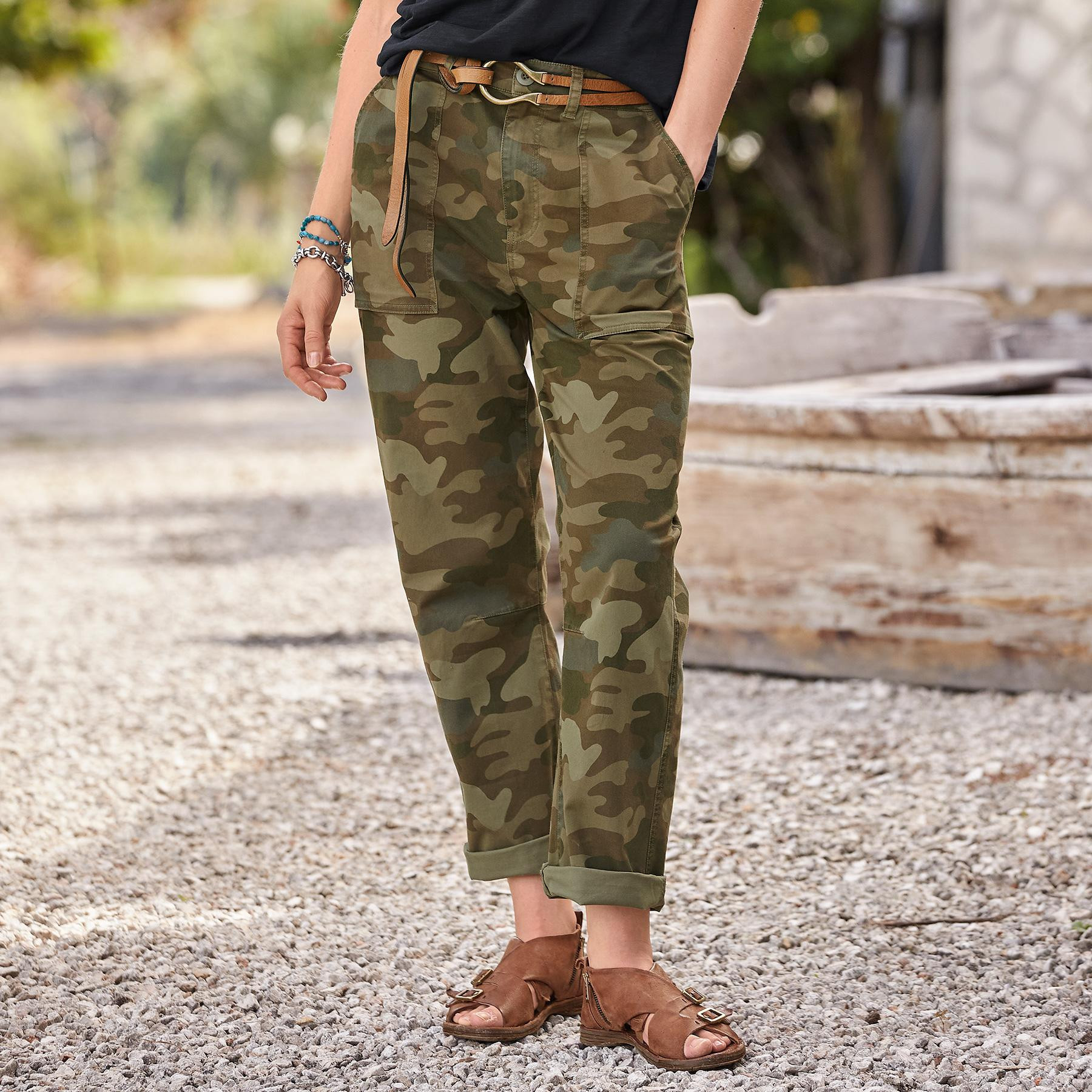 Ariel Camo Pants | Sundance | Sundance Catalog
