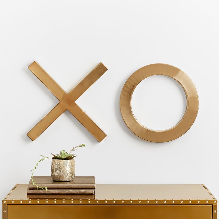 The Emily & Meritt XO Wall Decor, Set of 2 | Pottery Barn Teen