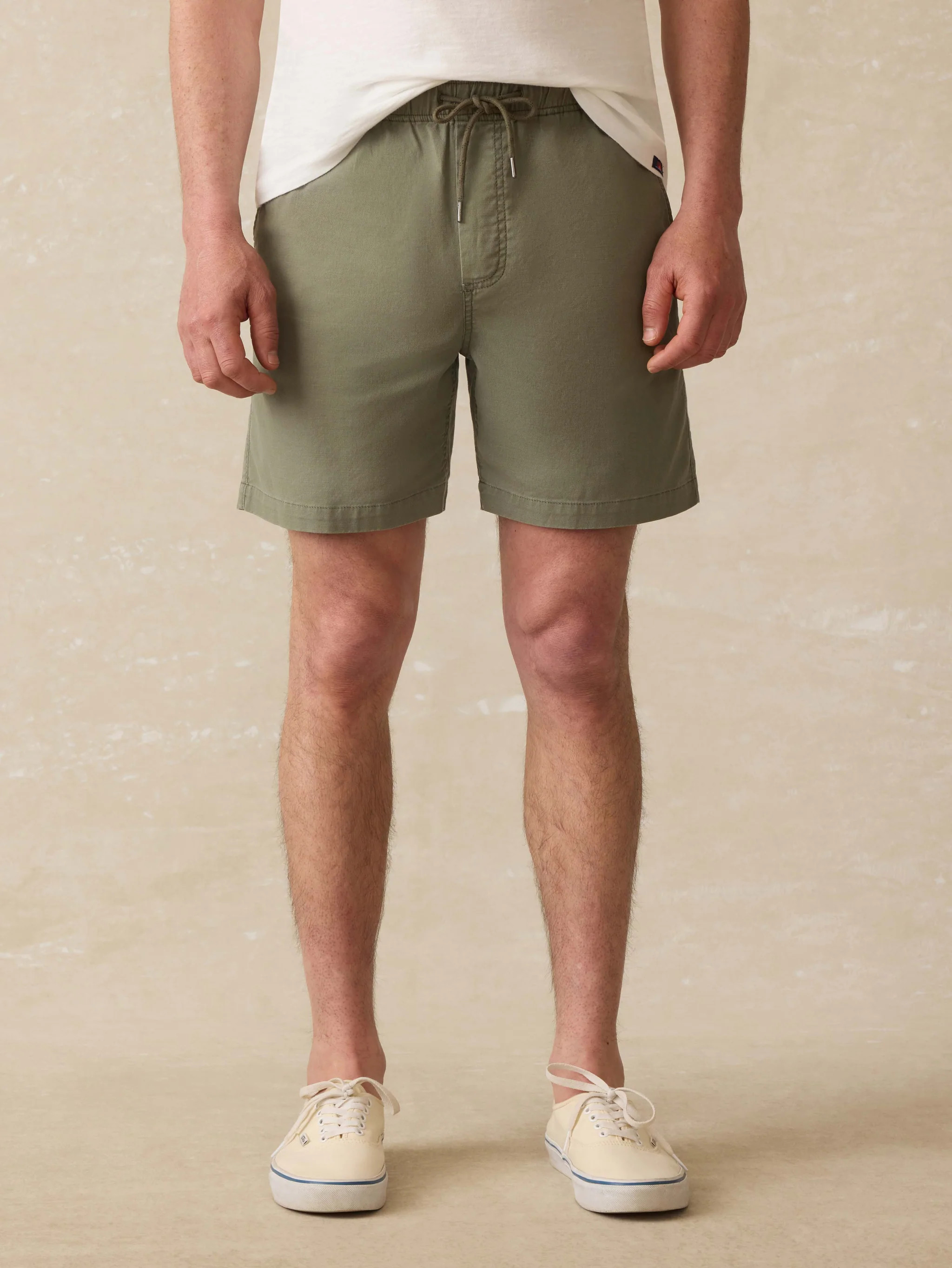 Essential Drawstring Short - Desert Olive | Faherty