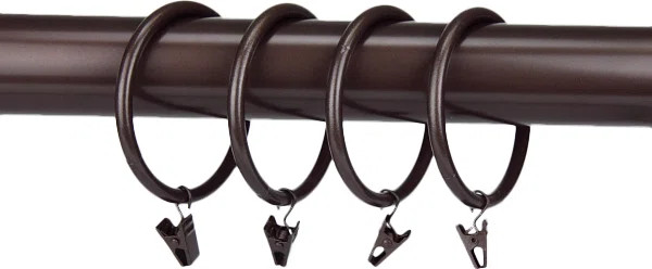 Benham Steel Curtain Rings (Set of 10) | Wayfair North America