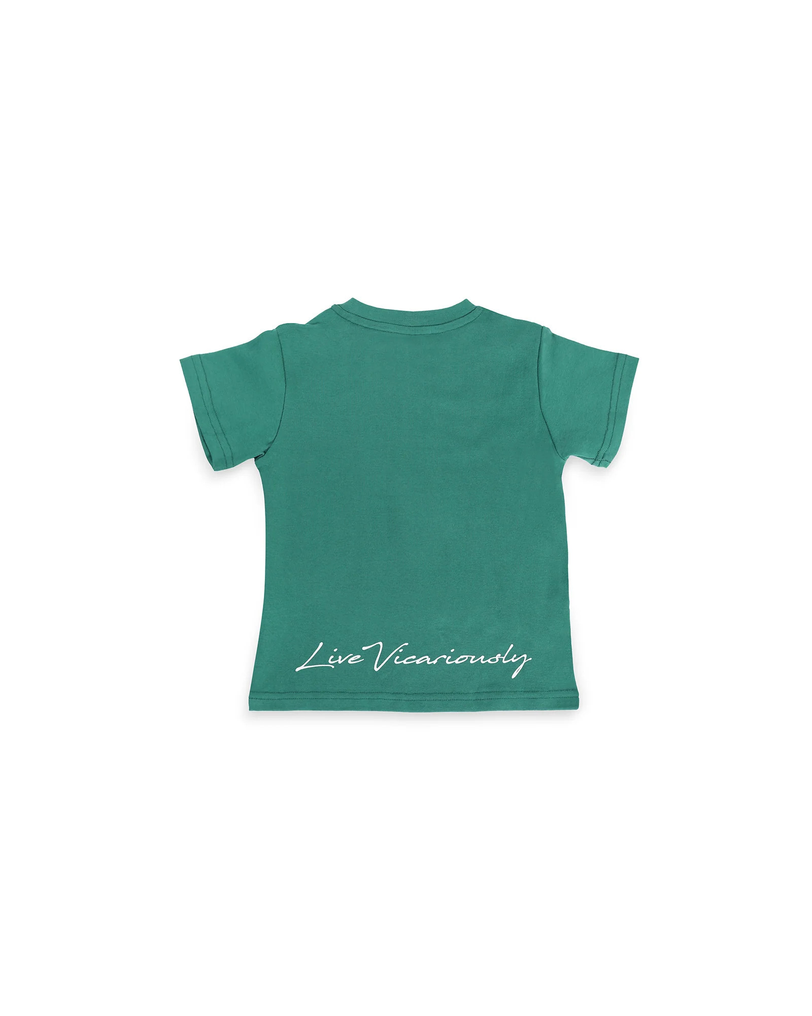 Live Vicariously Graphic Tee - Green | GILi Guise