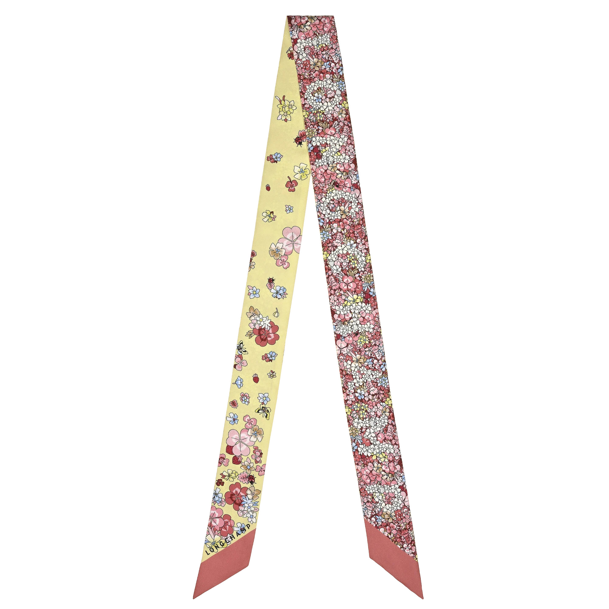 Frise Fleurie Headband Strawberry - Silk | Longchamp US | Longchamp