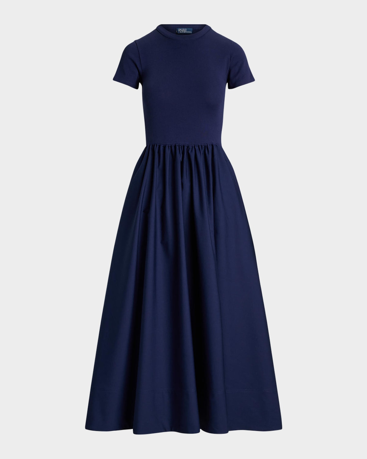 Cotton Short-Sleeve Dress | Neiman Marcus