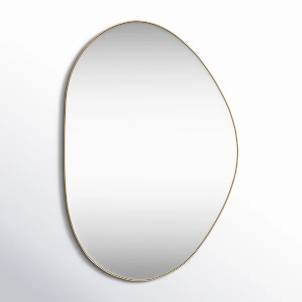 Kest Metal Flat Wall Mirror | Wayfair North America