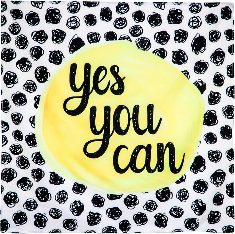 Birdy Boutique Learning Tapestry - Yes You Can Inspirational Banner - Lightweight & Easy to Hang ... | Amazon (US)
