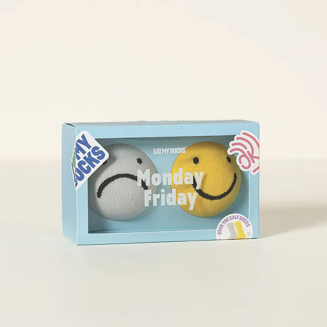 Monday/Friday Sock Set | UncommonGoods