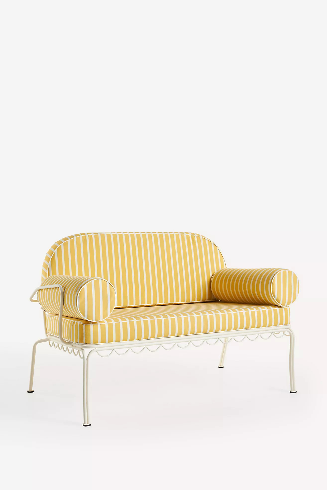 Business & Pleasure Co. The Al Fresco Love Seat Cushion Slipcover Set | Anthropologie (US)