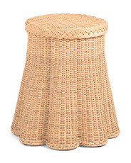 21x22 Clanton Round Rattan Accent Table | TJ Maxx