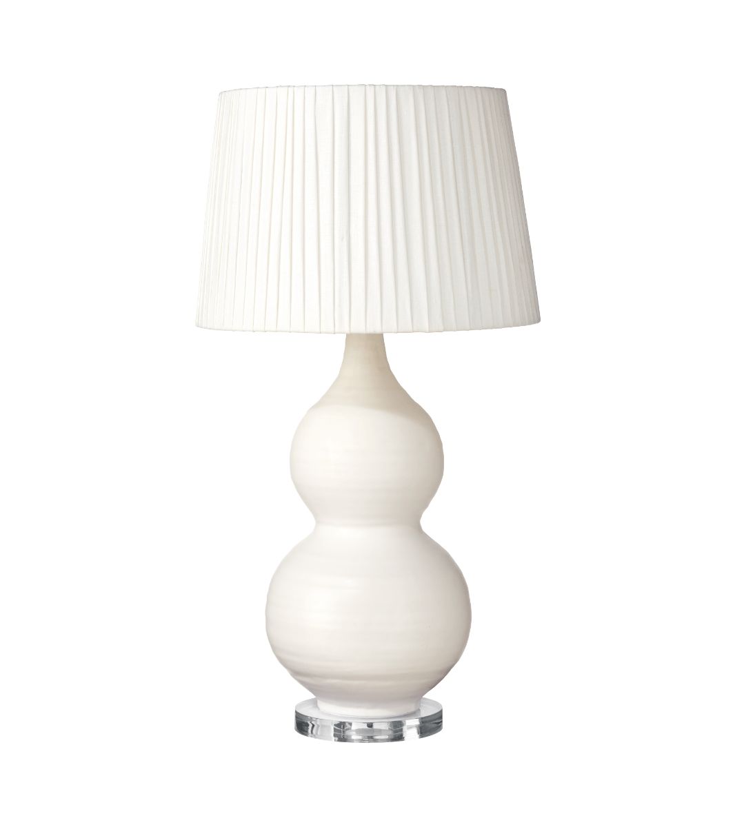 Hulu Hourglass Table Lamp - Chalk White | OKA US | OKA US