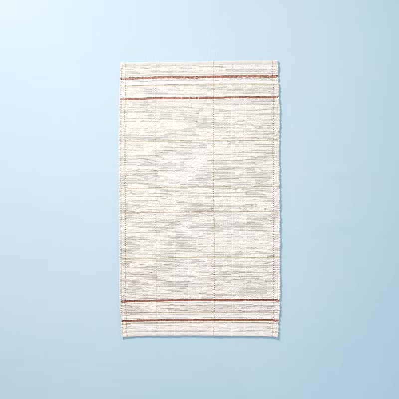 Scatter Stripe Rug Cream/Brown - Hearth & Hand™ with Magnolia | Target