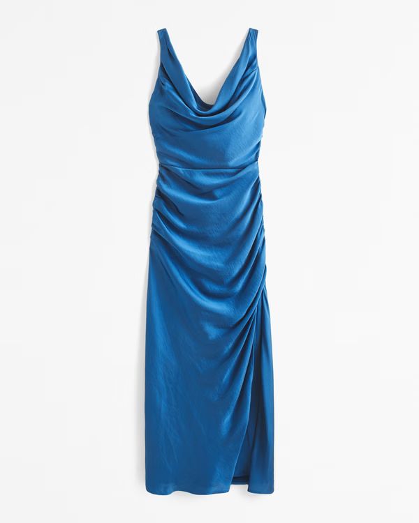 Women's Cowl Draped Maxi Dress | Women's Dresses & Jumpsuits | Abercrombie.com | Abercrombie & Fitch (US)