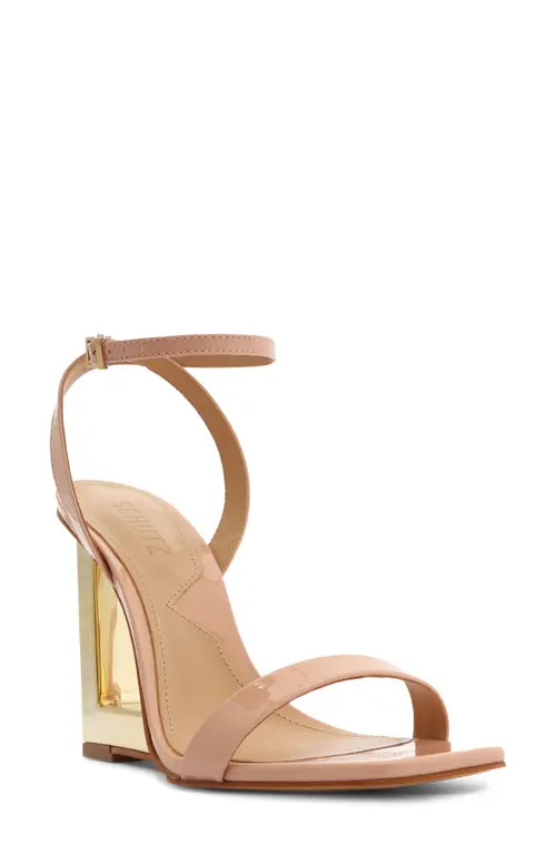 Schutz Filipa Wedge Sandal in Rose Nude at Nordstrom, Size 8 | Nordstrom